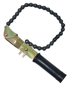 ključ za oljni filter, veriga